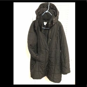 Maternity puffer coat
